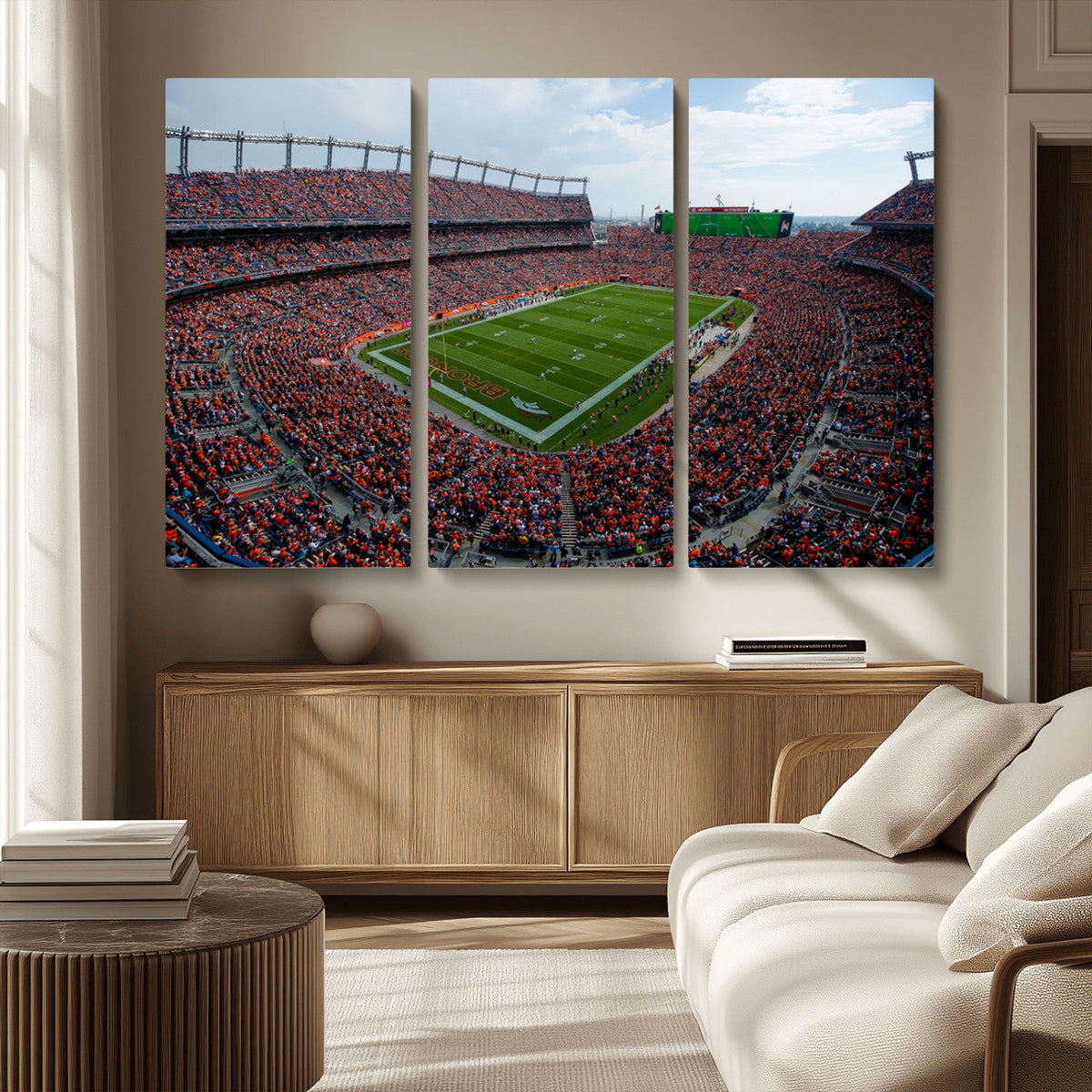 Denver Broncos Football Team Print - Empower Field Mile High