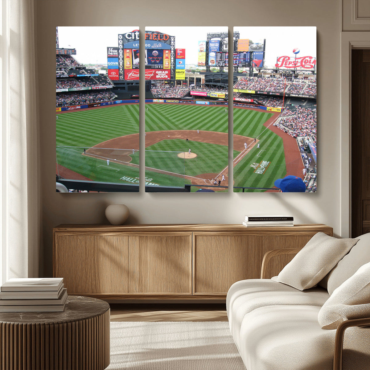 New York Mets Baseball Team Print - Citi Field Baseball