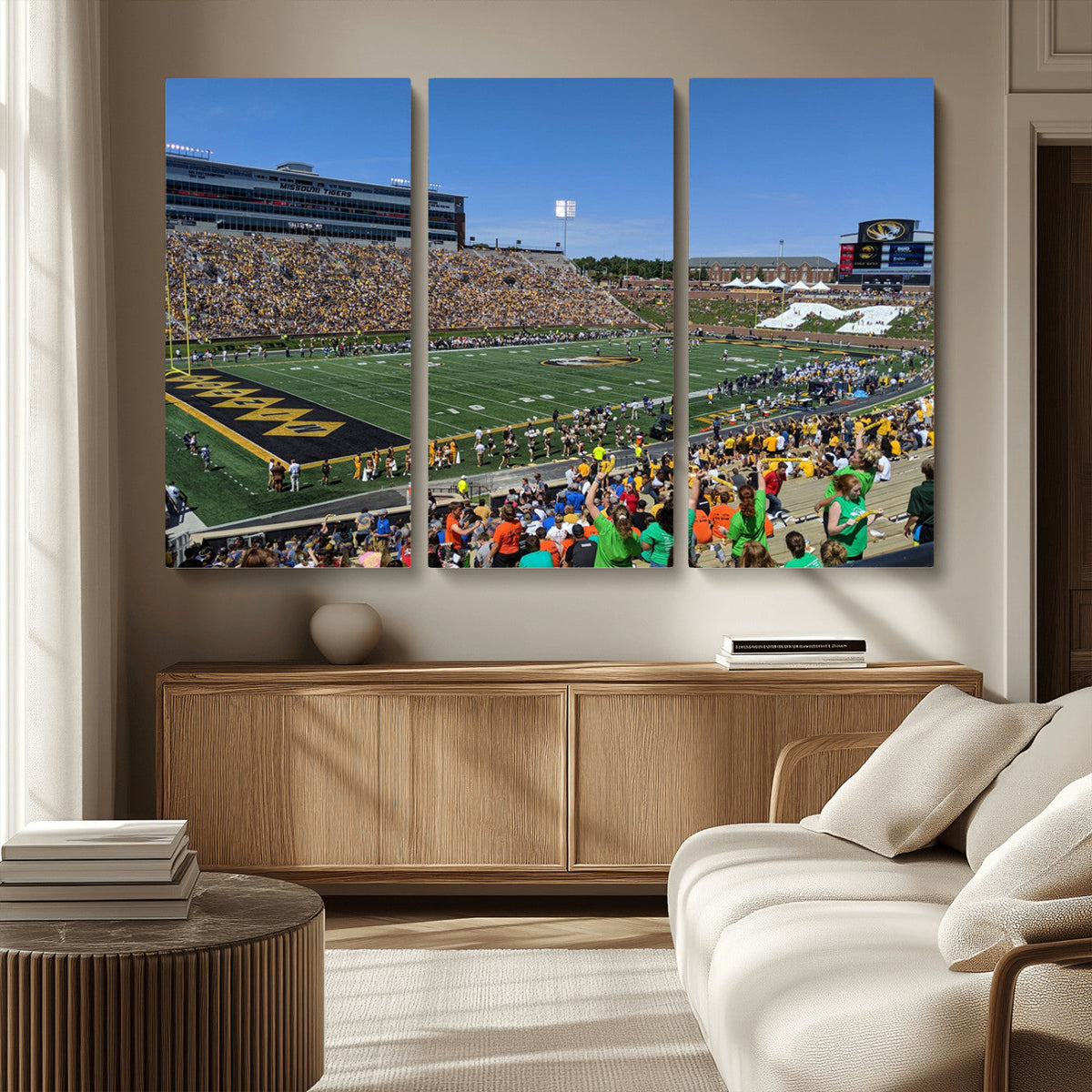 University of Missouri Tigers Football Team Print - Columbia