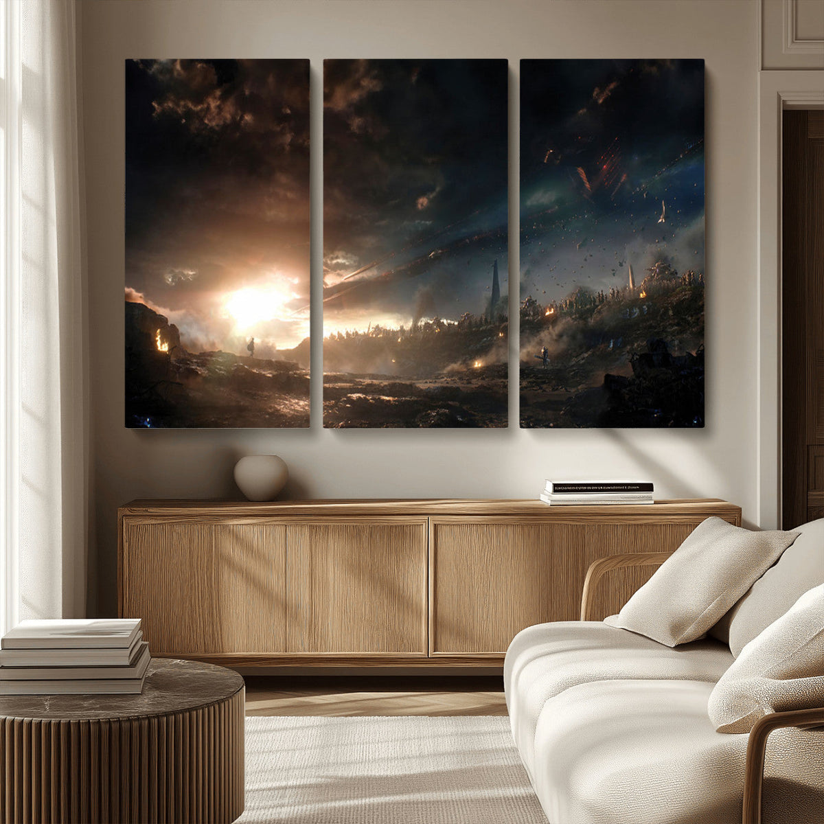 Avengers Planet Wall Art Canvas Print