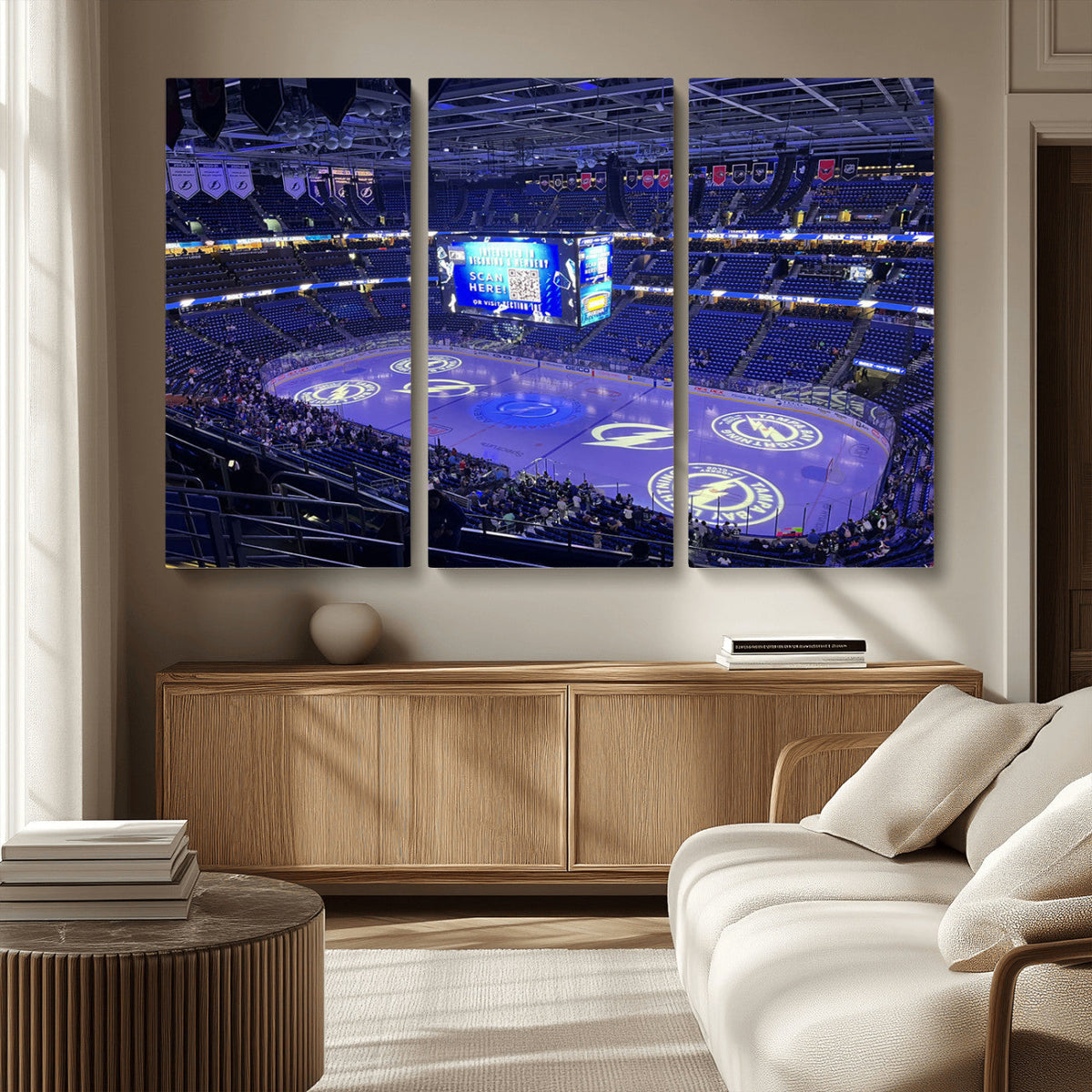 Amalie Arena Florida Wall Art Canvas Print - NHL Hockey