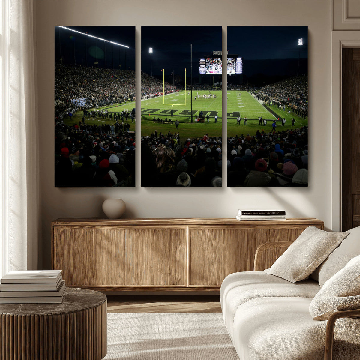 Purdue Boilermakers Football Team Print - West Lafayette