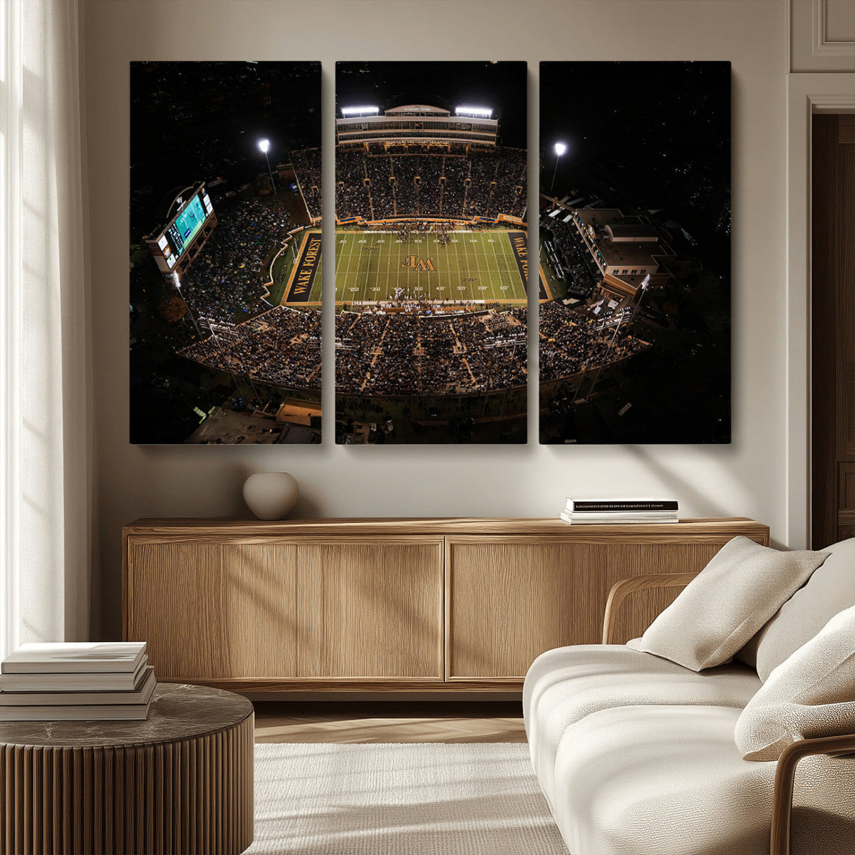 Wake Forest University Demon Deacons Canvas Printi, Football
