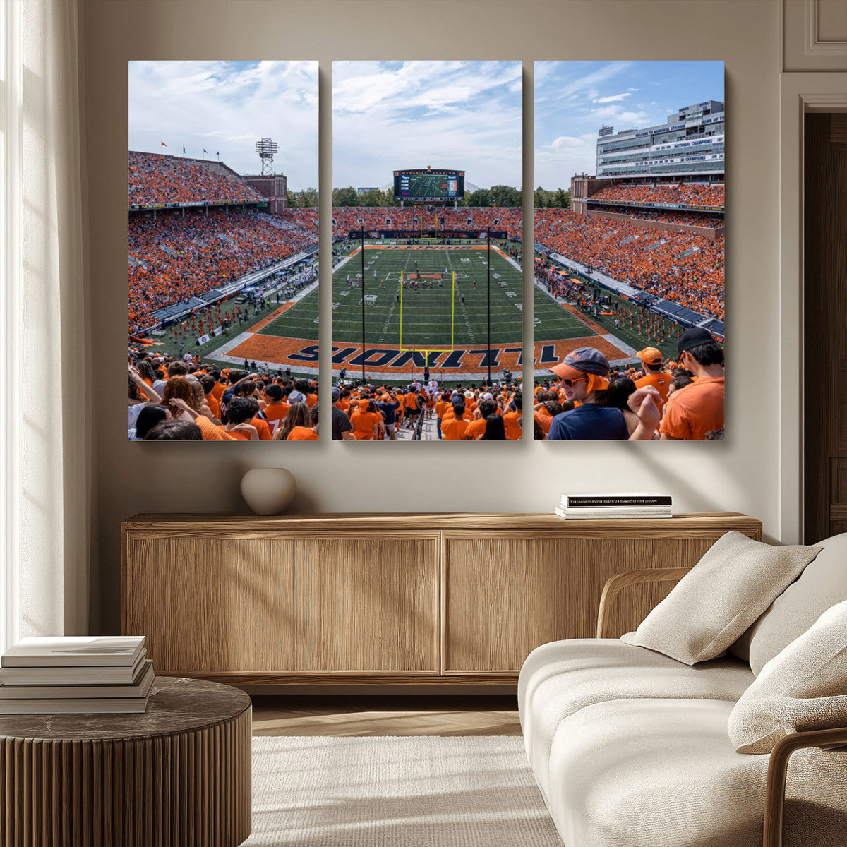 University of Illinois Fighting Illini Football Team Print