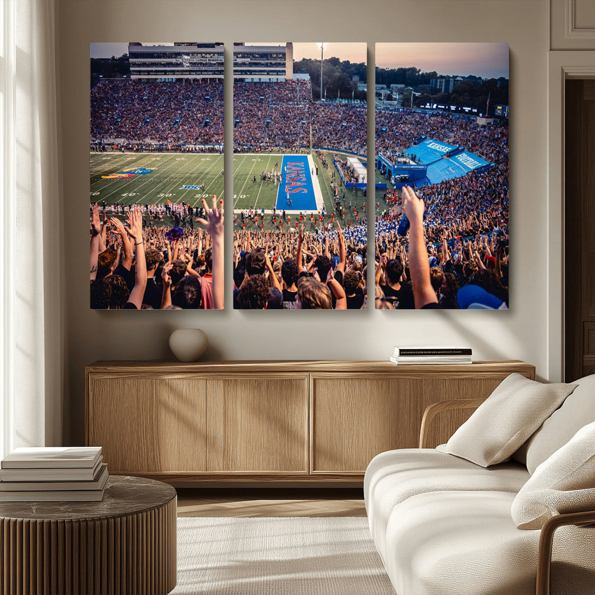 University of Kansas Jayhawks Football Team Art Print -