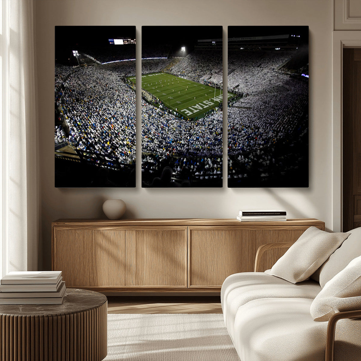 Penn State Football Stadium Wall Art - Beaver Stadium Canvas