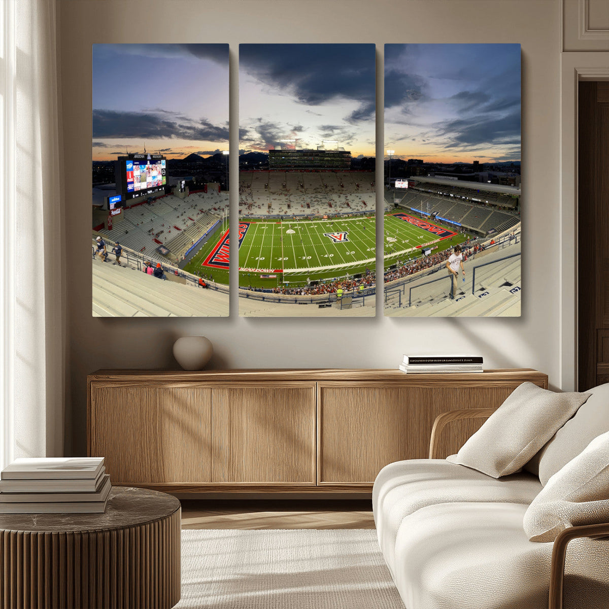 Arizona Wildcats Football Team Print - Tucson Arizona