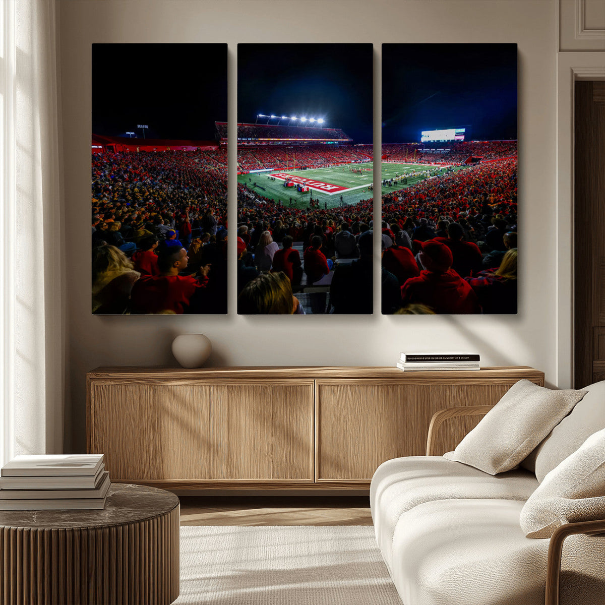Rutgers Scarlet Knights Football Team Print - SHI Stadium,