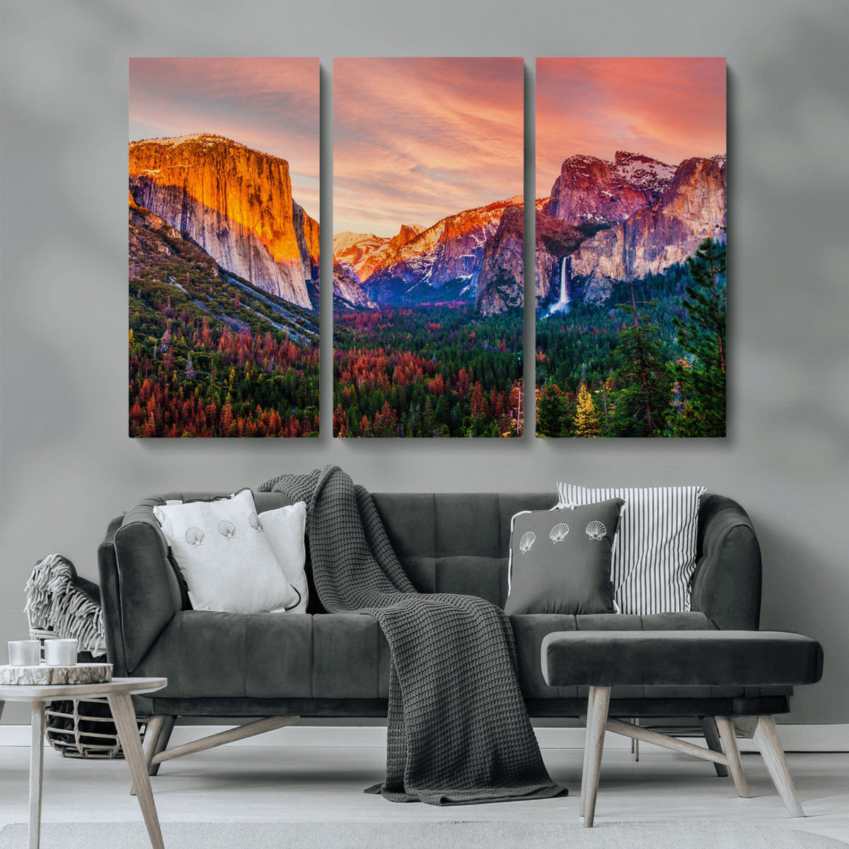 Yosemite Nal Park Wall Art Landscape Canvas Print El Capitan
