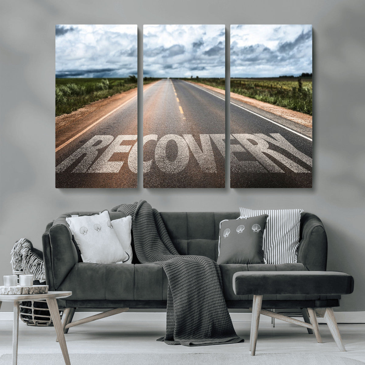 Recovery Road Wall Art Canvas Print