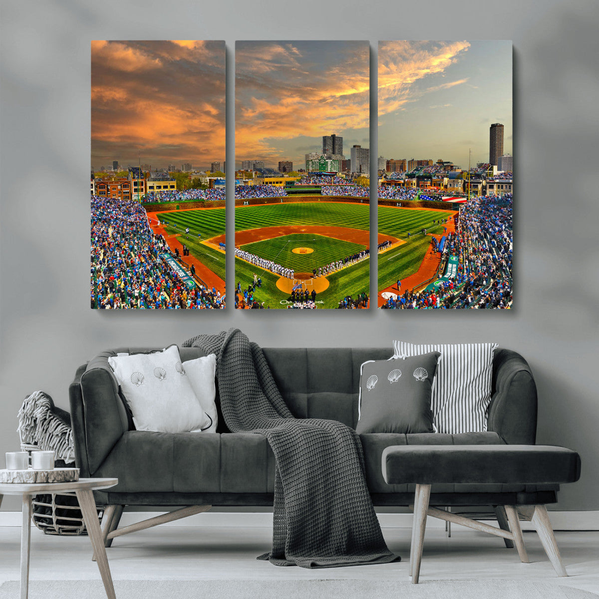 Chicago Wrigley Field Wall Art Canvas Print – Iconic