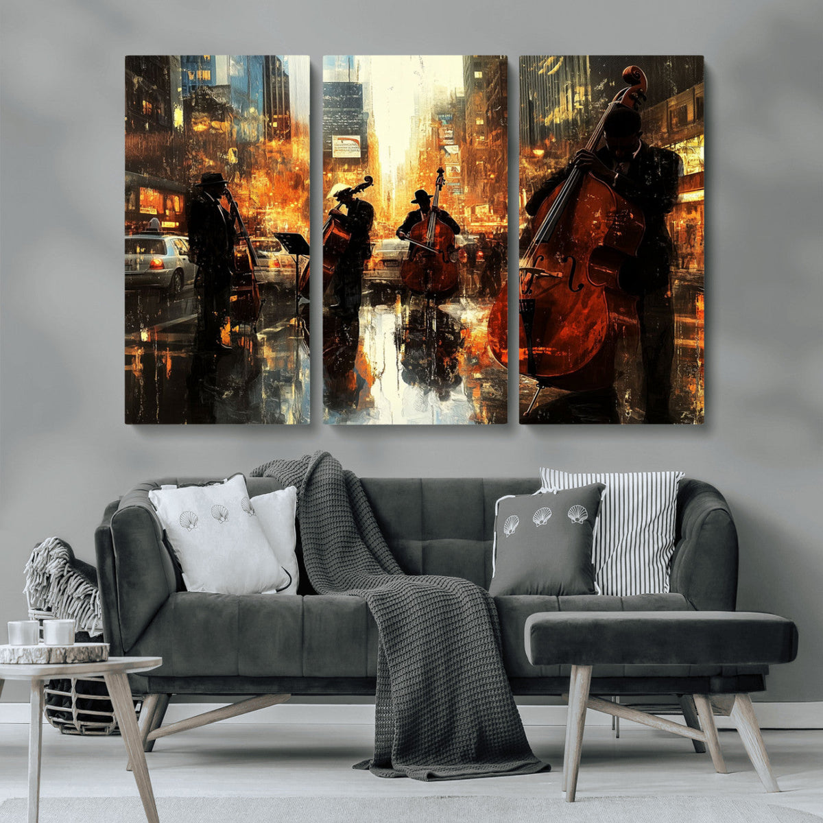 Jazz Wall Art Canvas Print – Colorful Musical Instrument