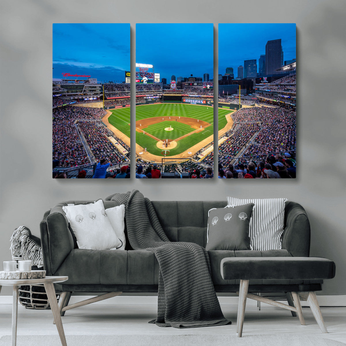 Target Field Stadium Wall Art Canvas Print – Minnesota Twins