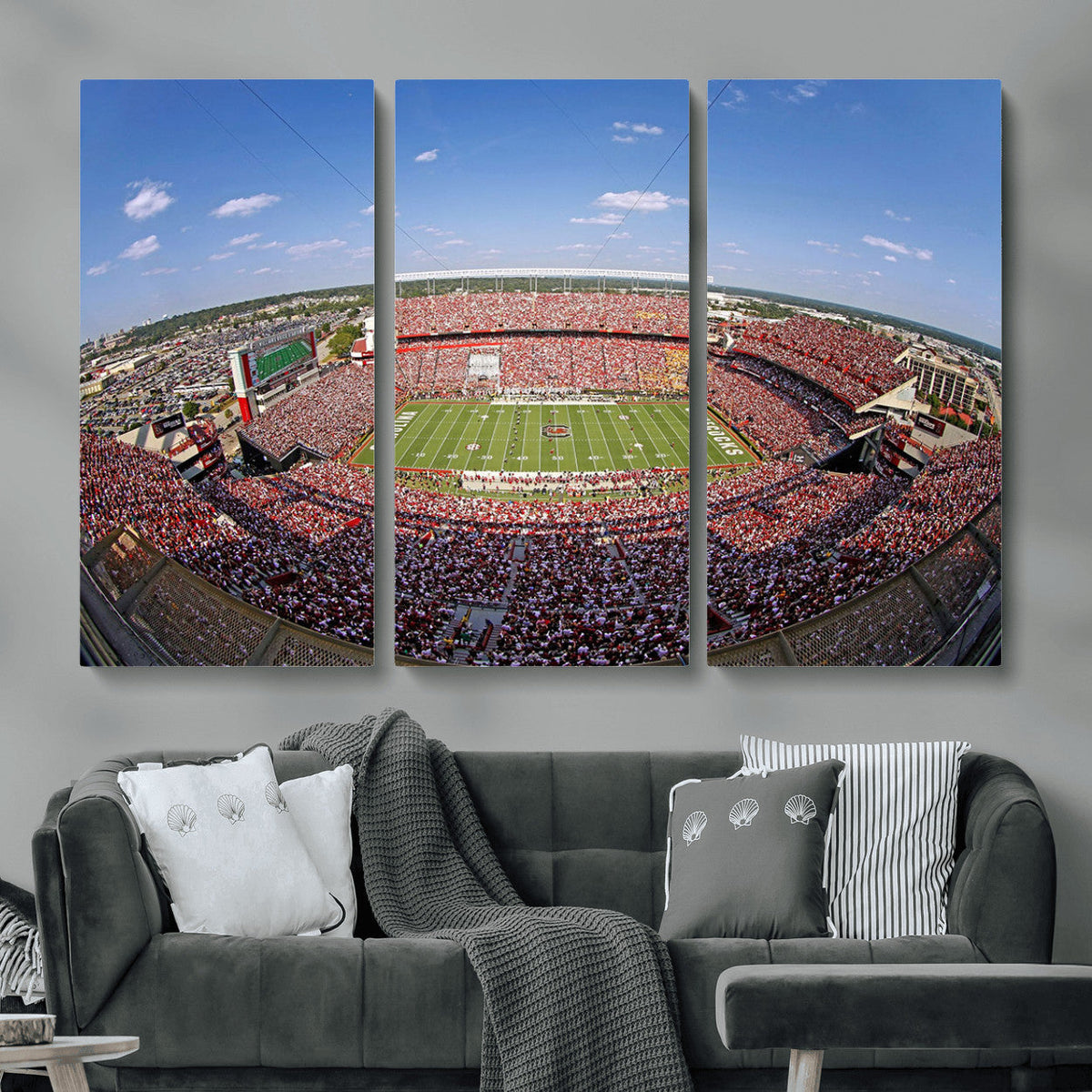 William Brice Stadium Wall Art Canvas Print – Stadium Crowd