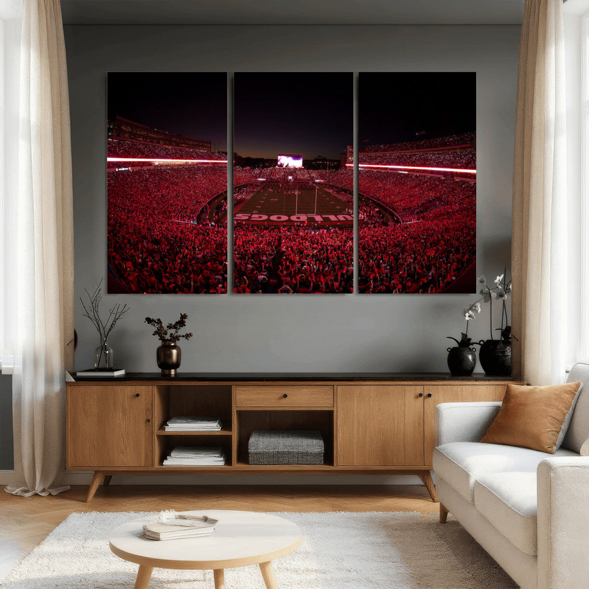 Sanford Stadium Wall Art Canvas Print – Georgia Bulldogs