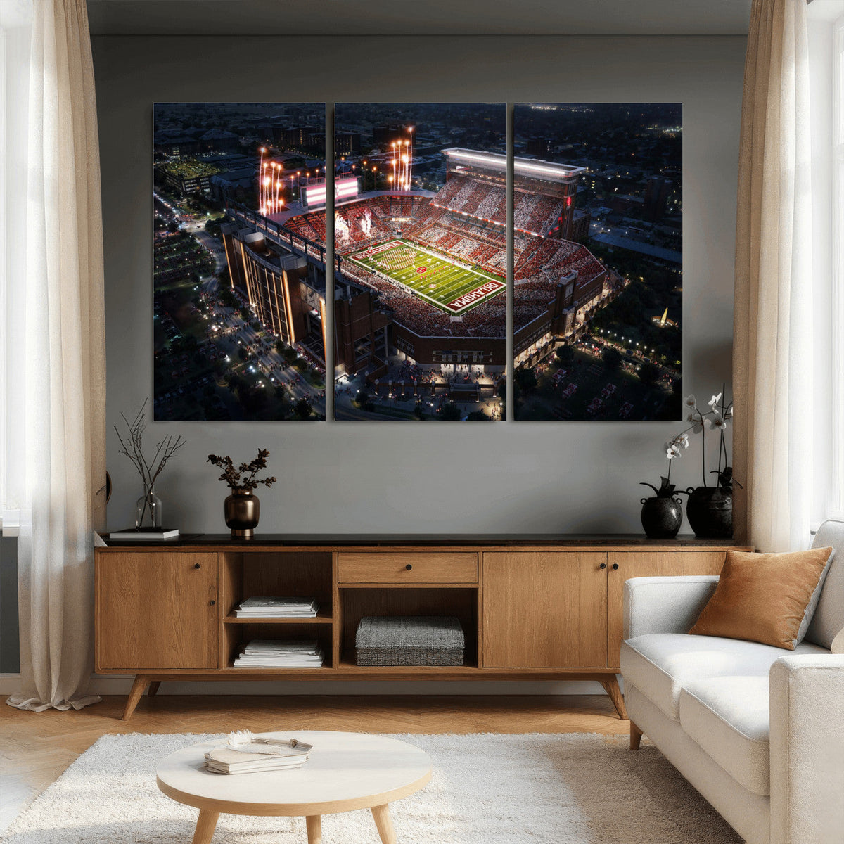 Oklahoma Memorial Stadium - Gaylord Memorial Stadium Wall