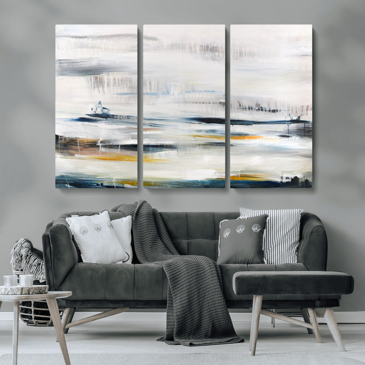 Soft Color Abstract Canvas Print