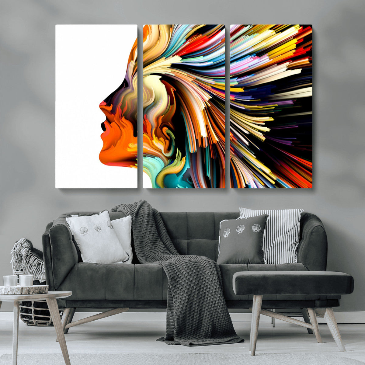 Profile Colors Canvas Print