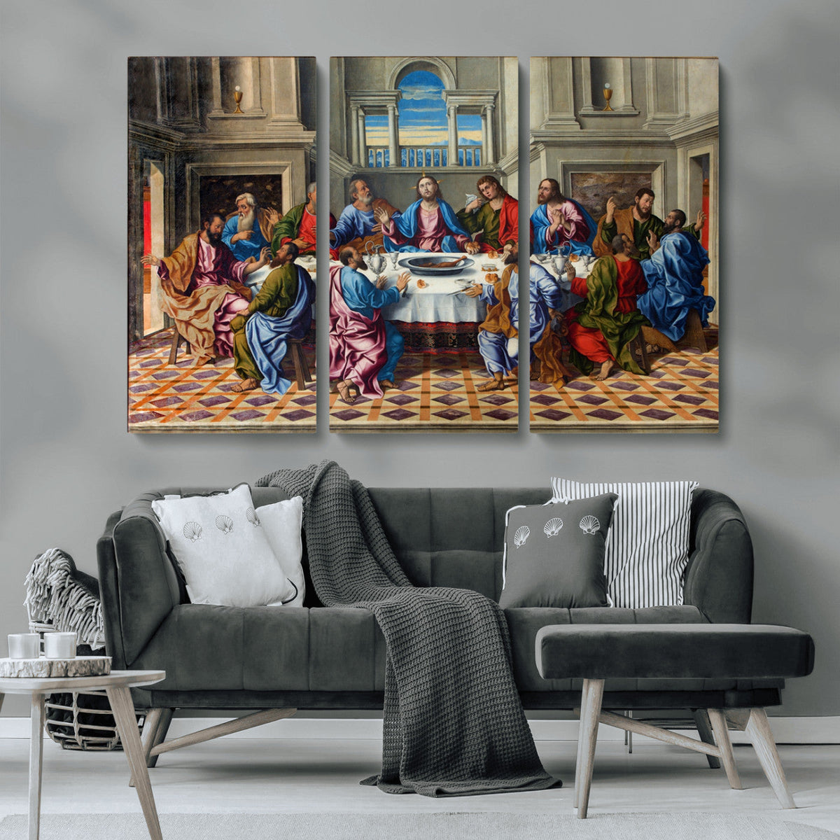 The Last Supper Multi Panel Canvas Wall Art