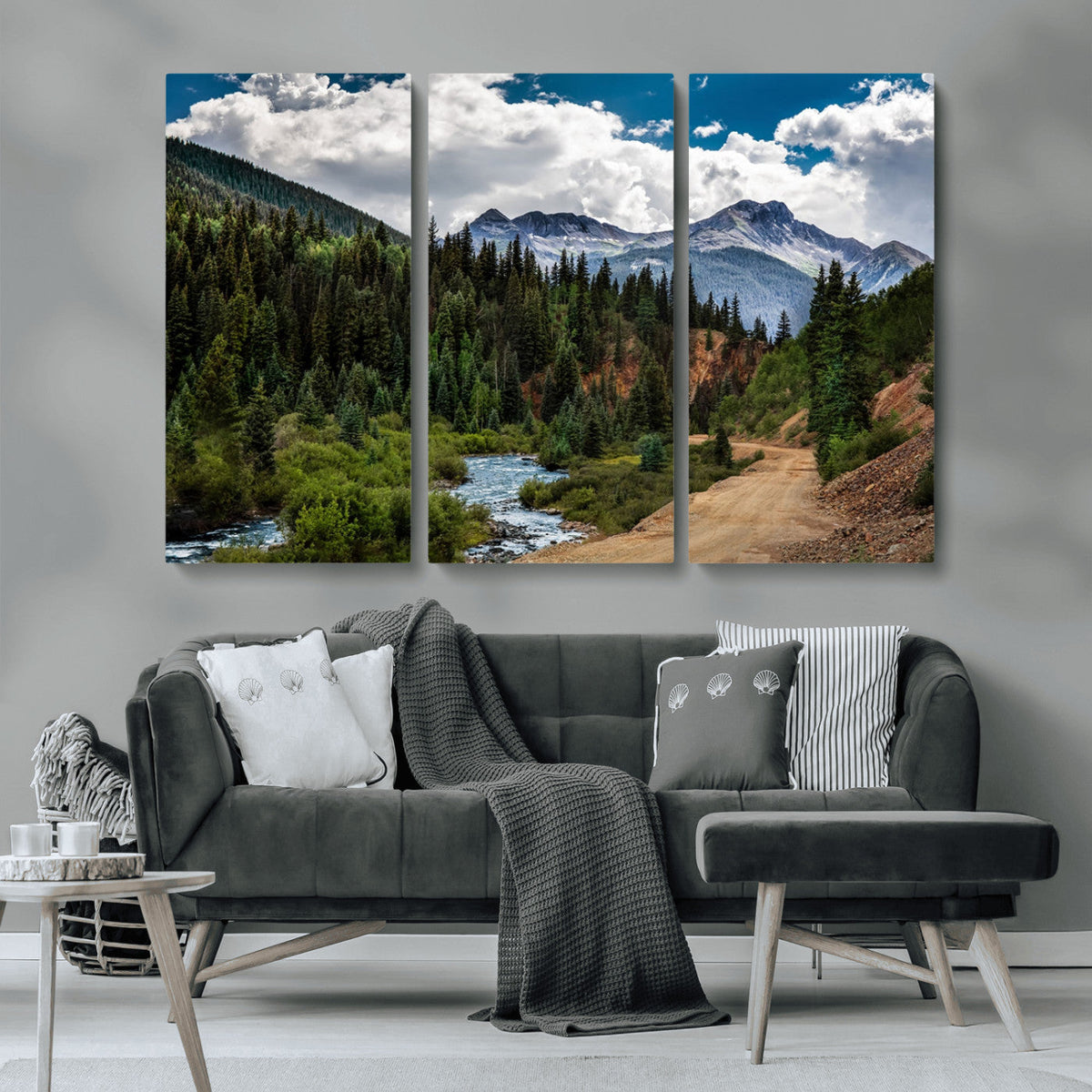 San Juan Nal Forest Wall Art Landscape Canvas Print