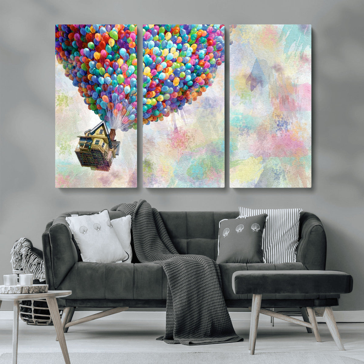 Up Pixar Poster, Look Up Pixar Wall Art, Up Pixar Canvas,