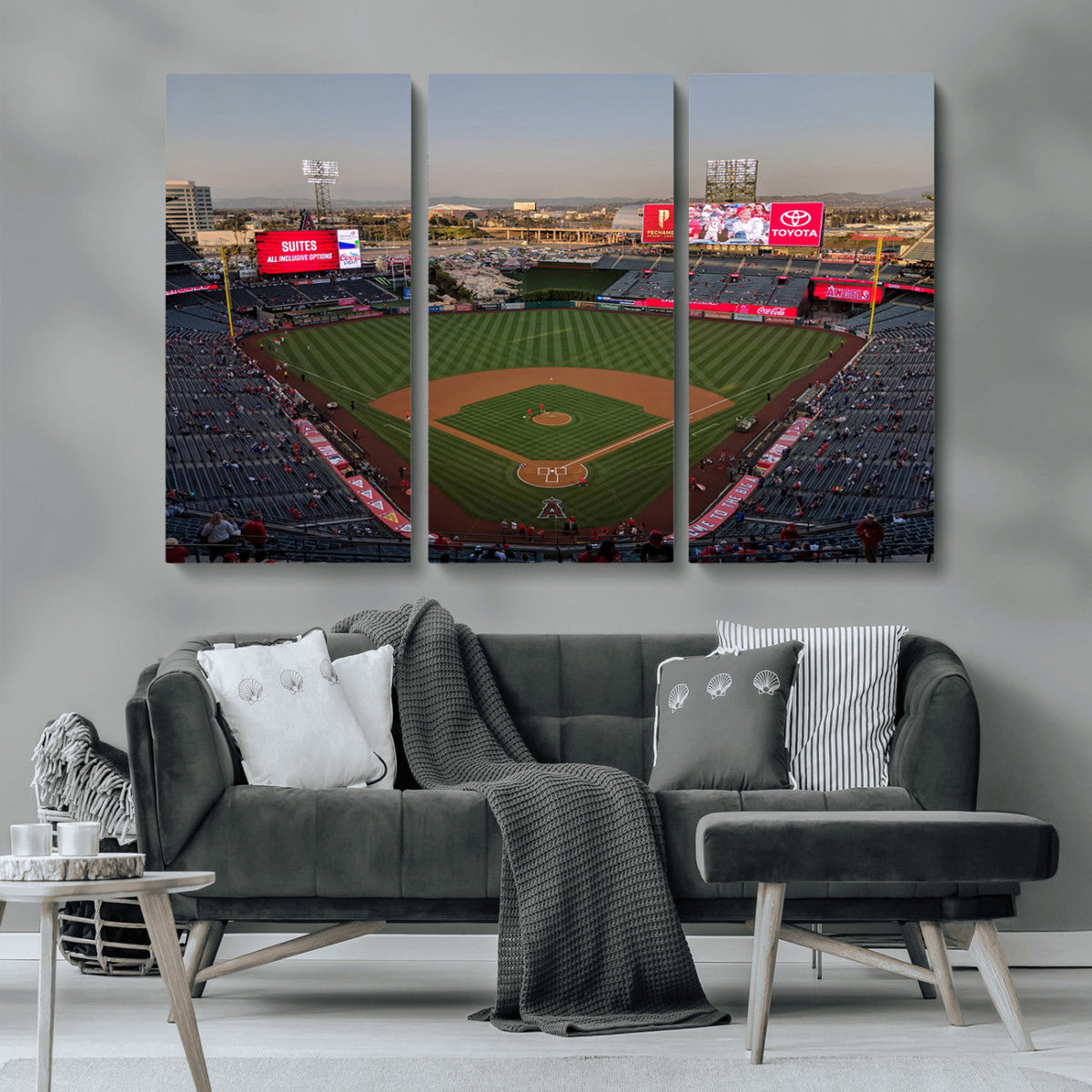 Los Angeles Angels Baseball Canvas Print - Anaheim Angel