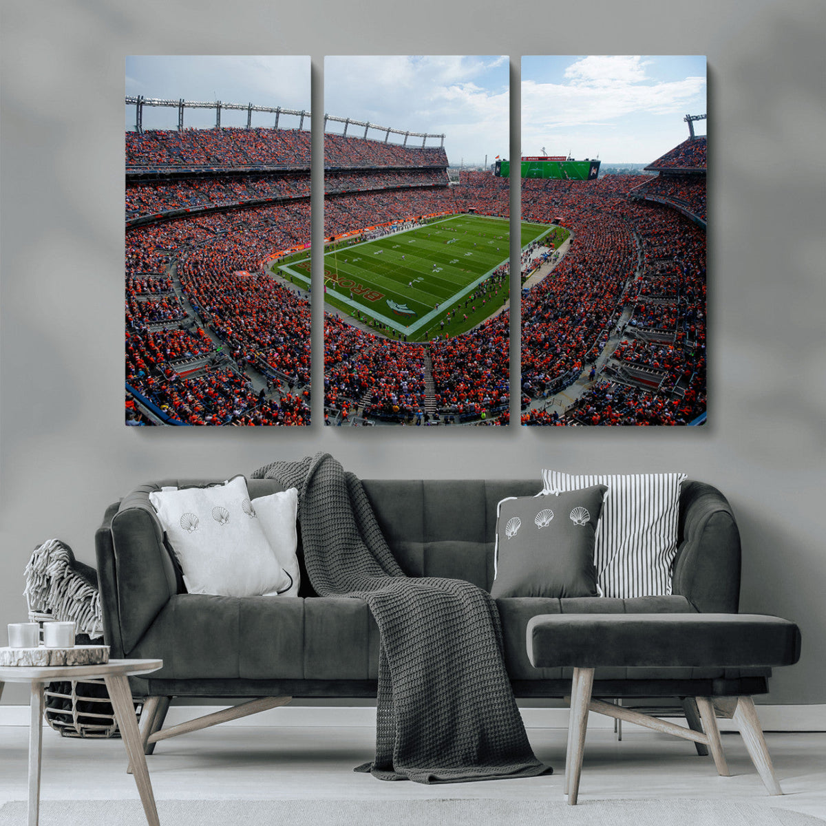 Denver Broncos Football Team Print - Empower Field Mile High