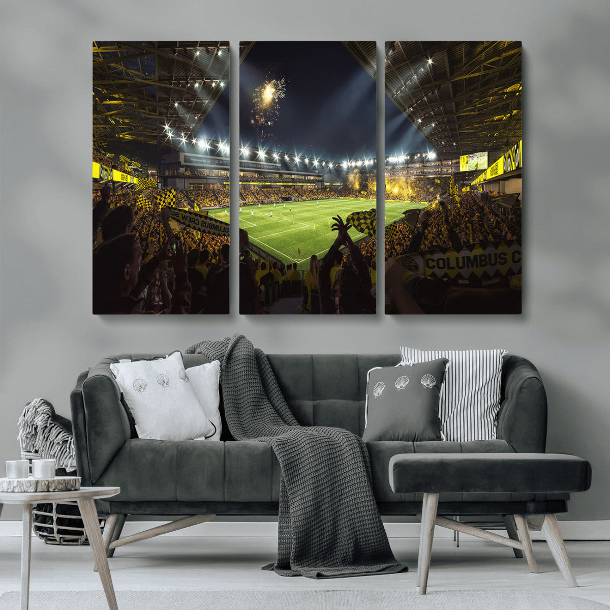 Columbus Crew Soccer Team Print - Columbus Crew Stadium Wall