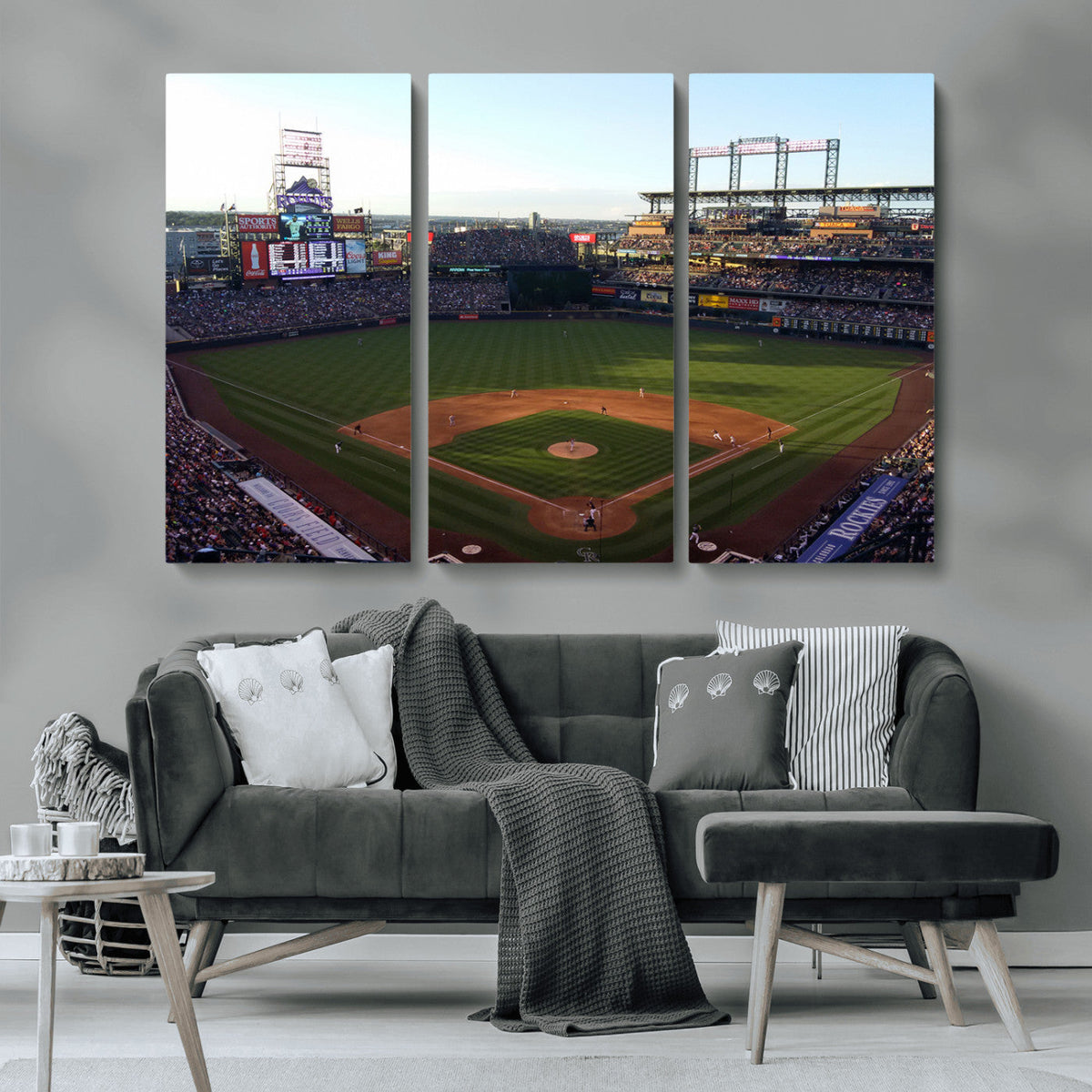 Colorado Rockies Coors Field Wall Art Canvas Print - MLB