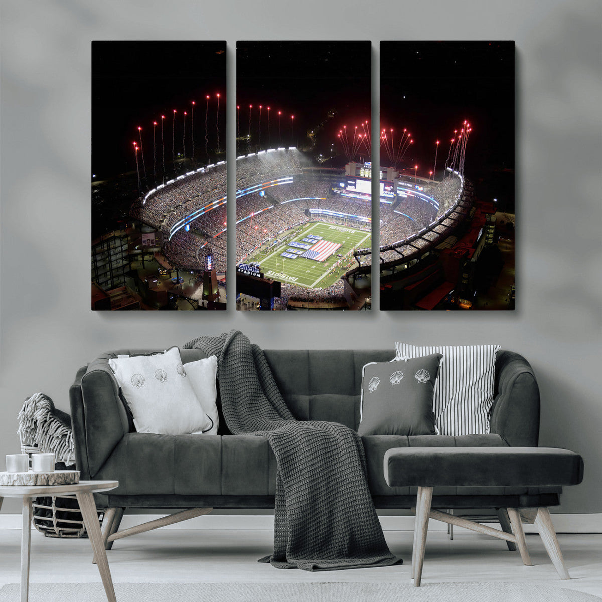 New England Patriots Team Print Wall Art- Foxborough