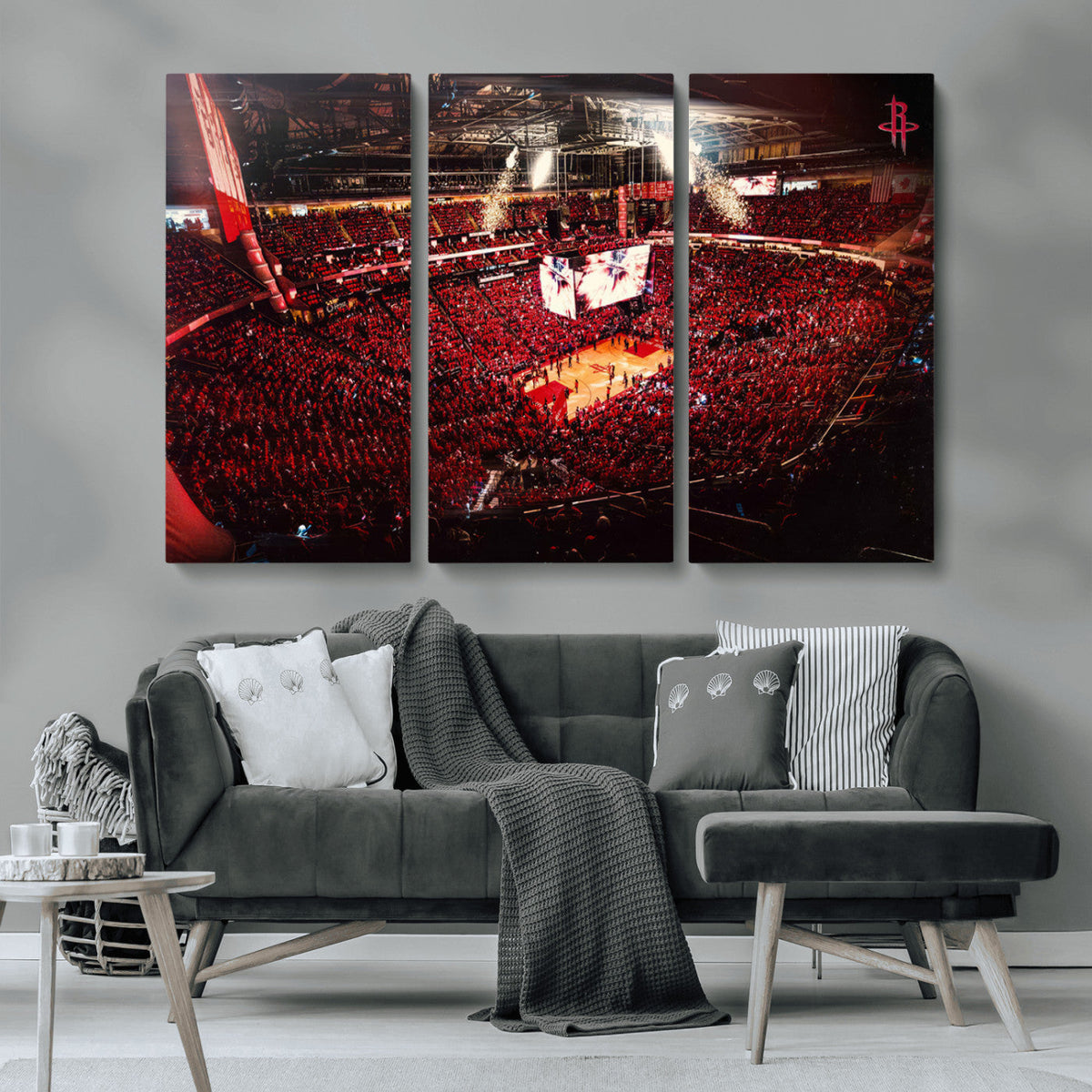 Houston Rockets Basketball Team Print Canvas- Houston Toyota