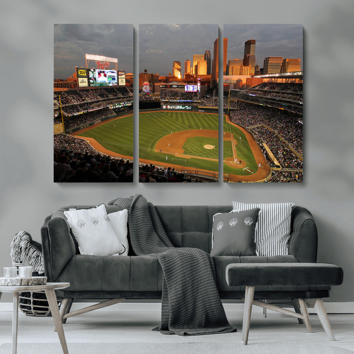 Minnesota Twins Baseball Team Print - Minneapolis Target