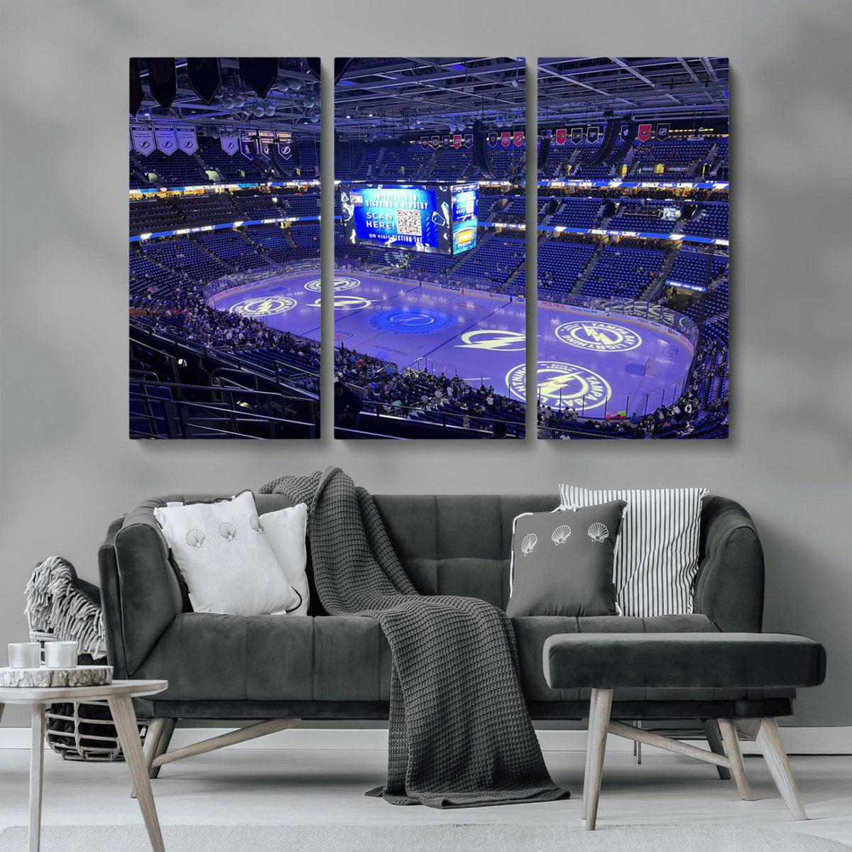 Amalie Arena Florida Wall Art Canvas Print - NHL Hockey