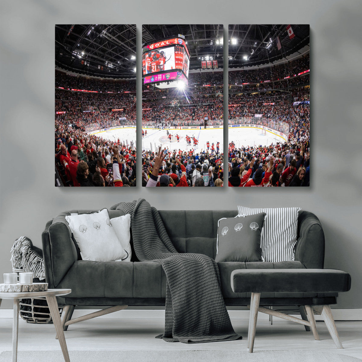 Amerant Bank Arena Wall Art Canvas Print - Basketball Arena