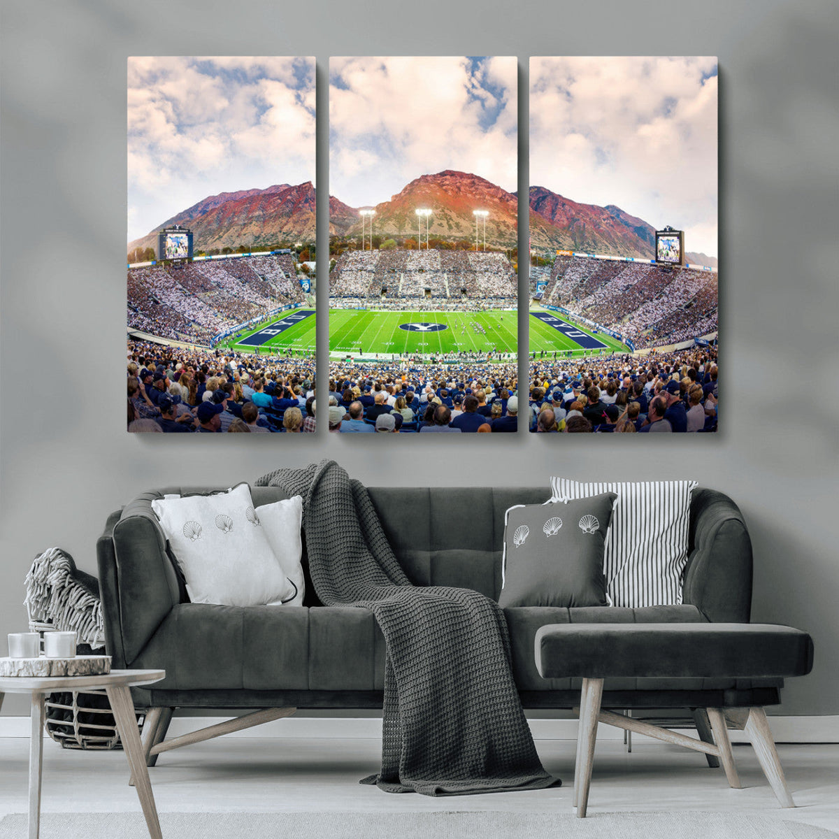 Brigham Young University Cougars Football Team Print - Provo