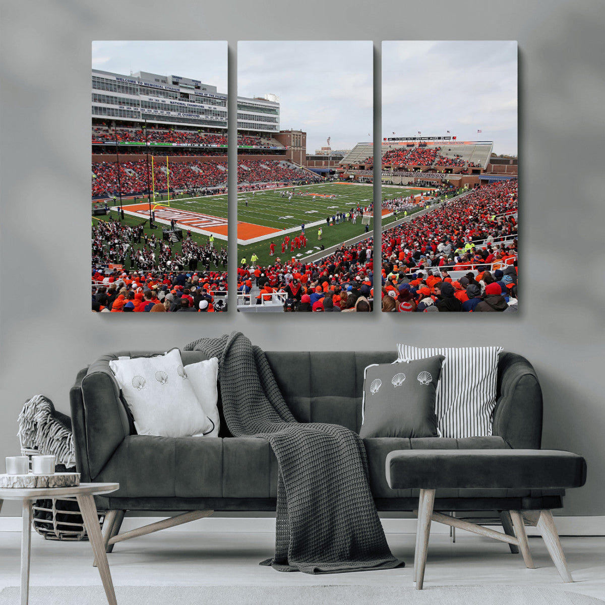 University of Illinois Fighting Illini Football Team Print -