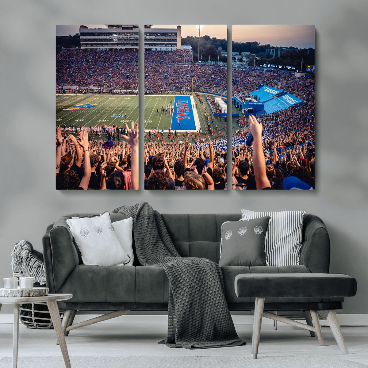 University of Kansas Jayhawks Football Team Art Print -