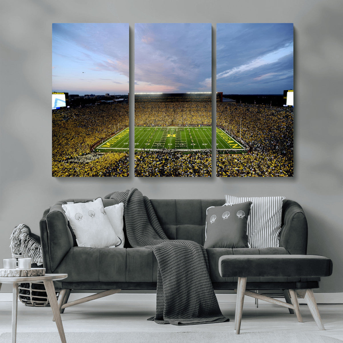 University of Michigan Wolverines Football Team Print - Ann