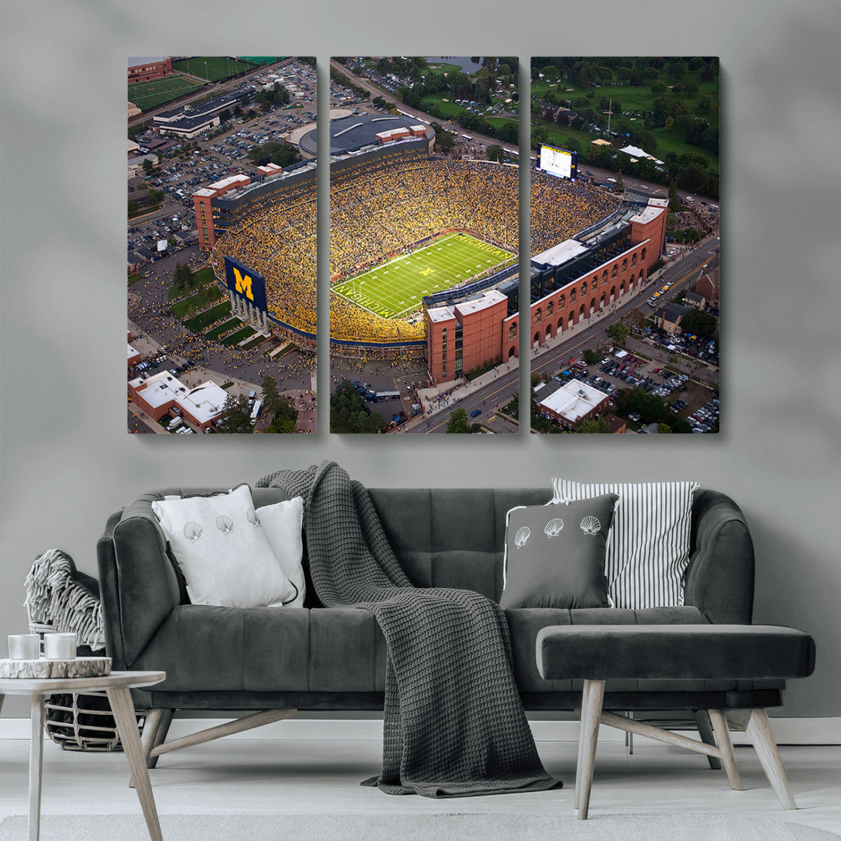 University of Michigan Wolverines Football Team Print - Ann