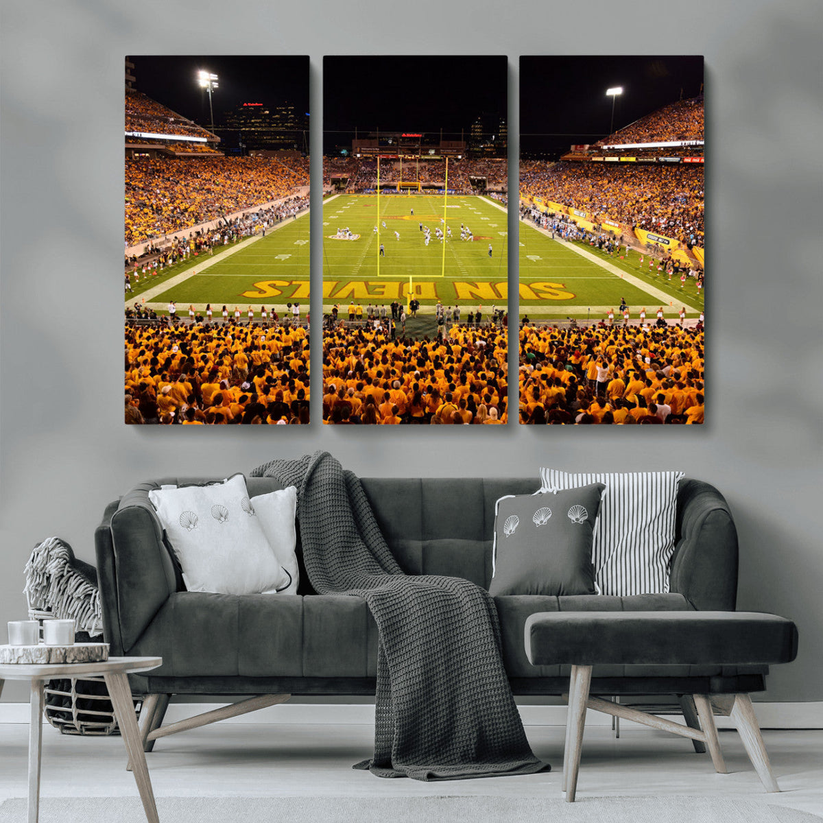 ASU Sun Devils Football Team Print - Phoenix Mountain