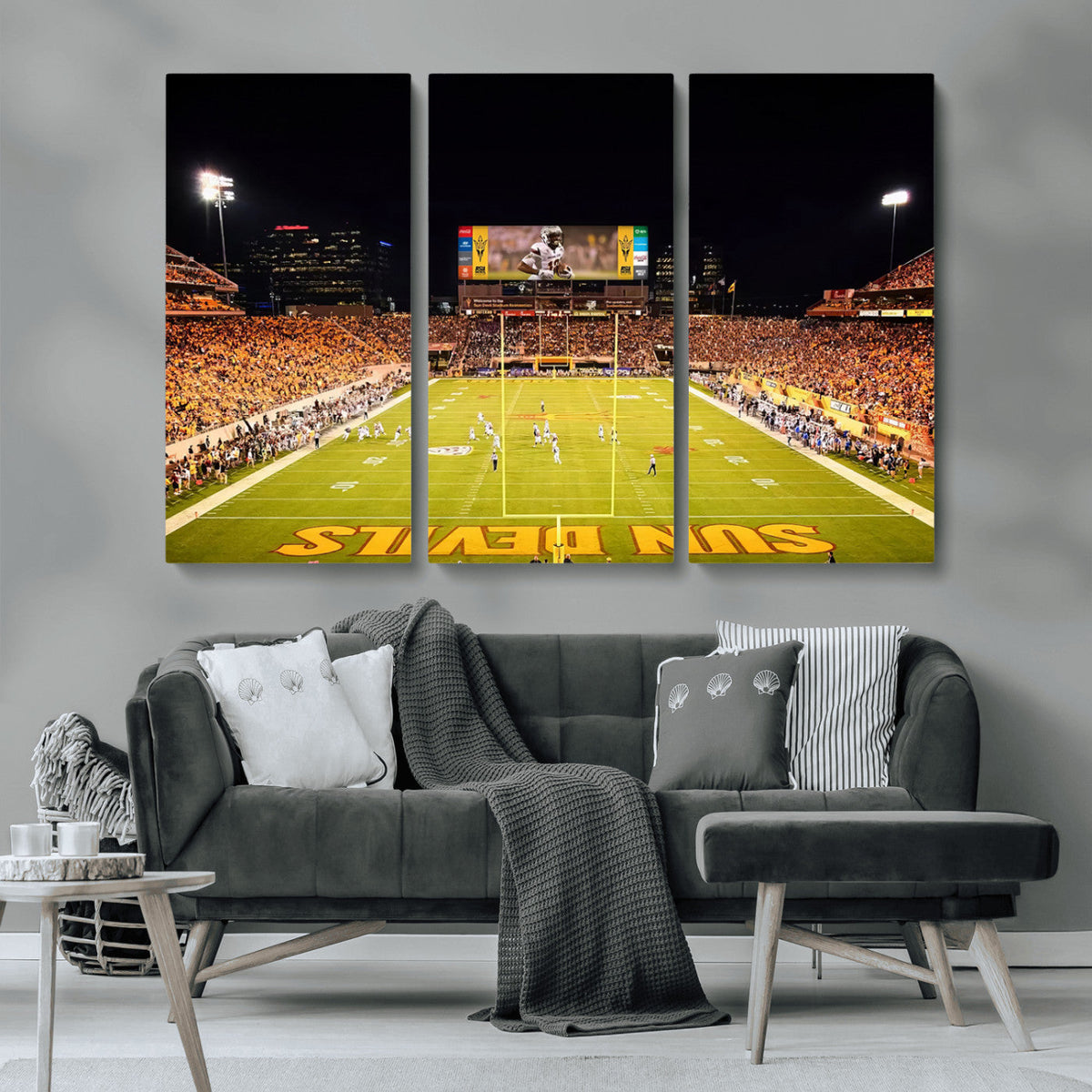 ASU Sun Devils Football Team Print - Phoenix Mountain