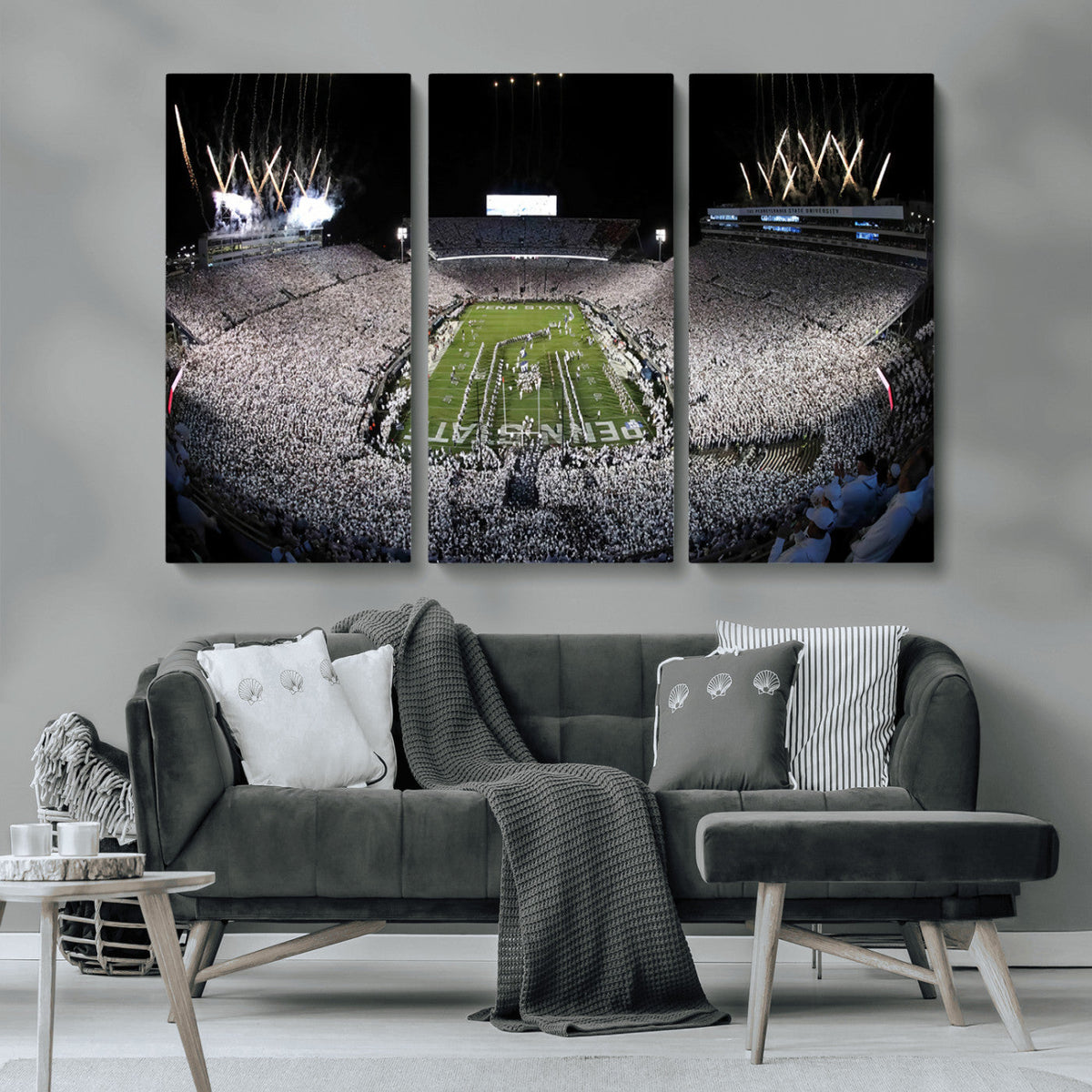 Penn State Beaver Stadium Canvas Wall Art - Nittany Lions