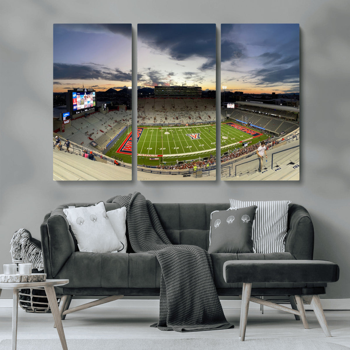 Arizona Wildcats Football Team Print - Tucson Arizona