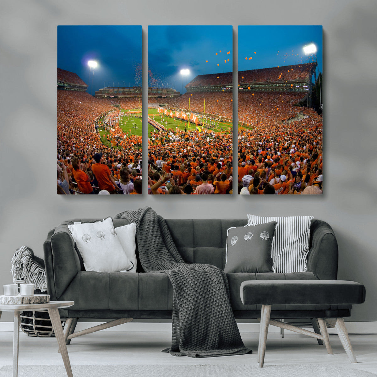 Clemson University Tigers Football Team Print - Clemson