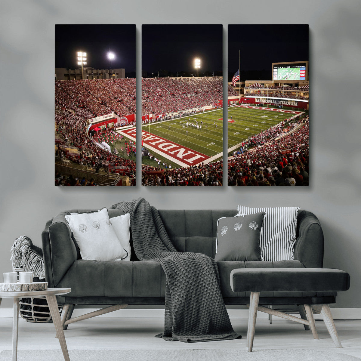 Indiana University Hoosiers Football Team Print Canvas -