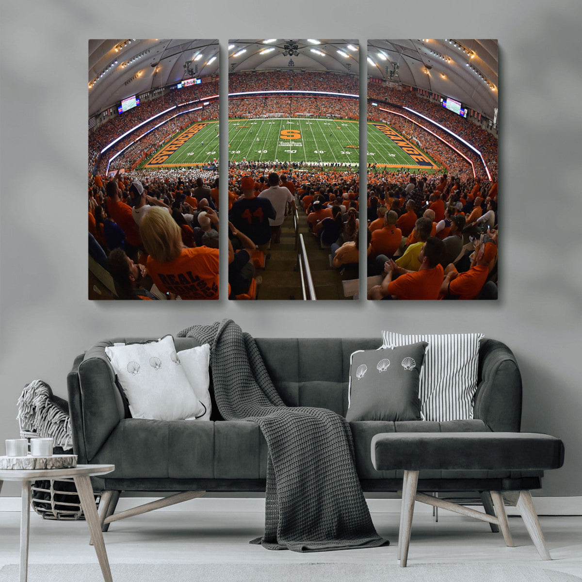Syracuse University Orange Football Canvas Print, Football