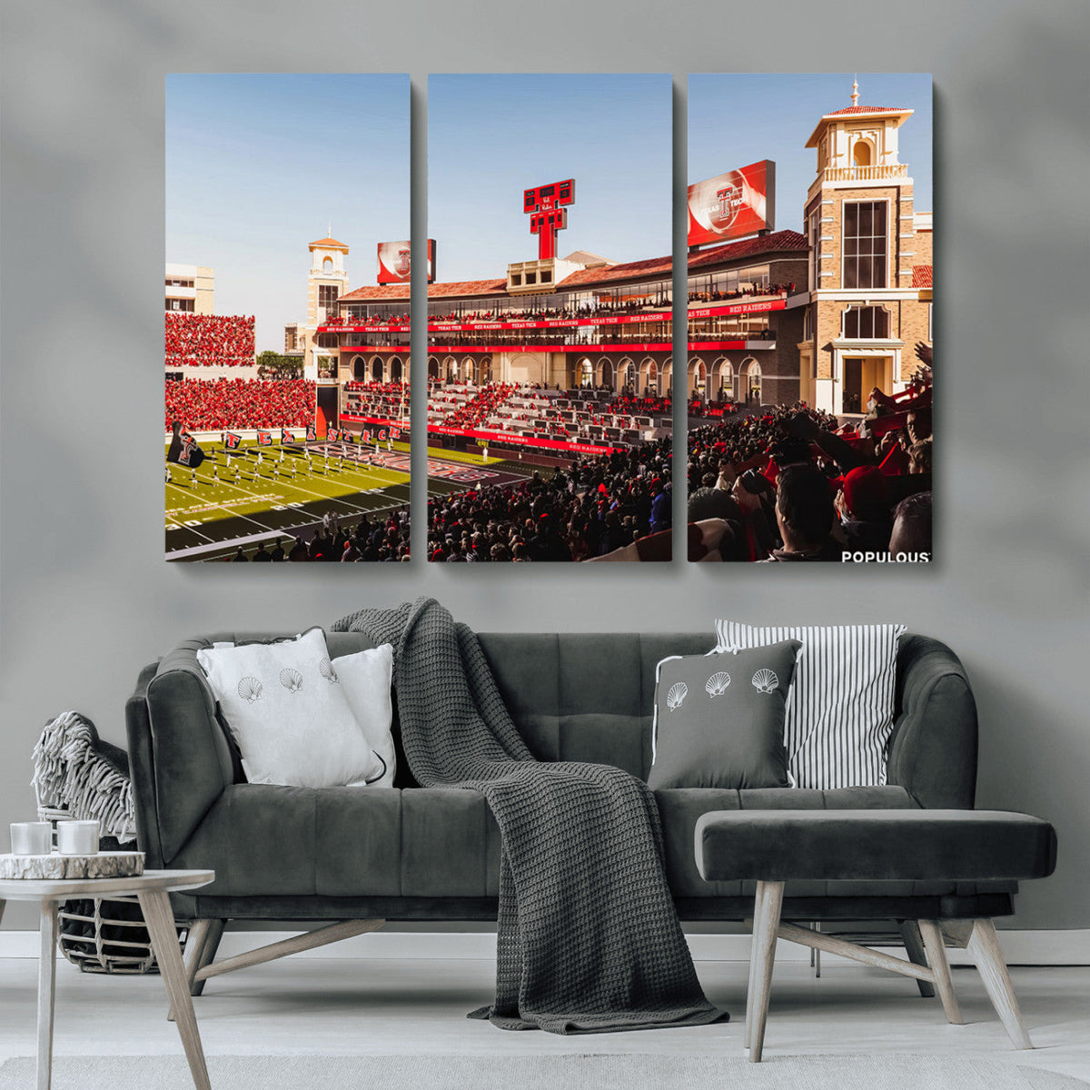 Jones AT&T Stadium Texas Tech Red Raiders Wall Art | Large