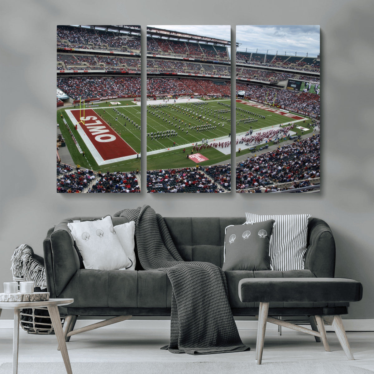 The Temple University Owls Athletics Team Print -