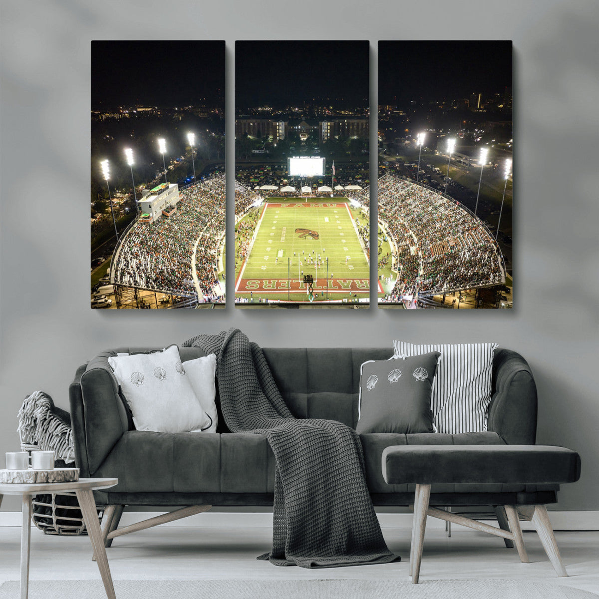 Florida A&M Rattlers Football Team Print - Tallahassee Bragg