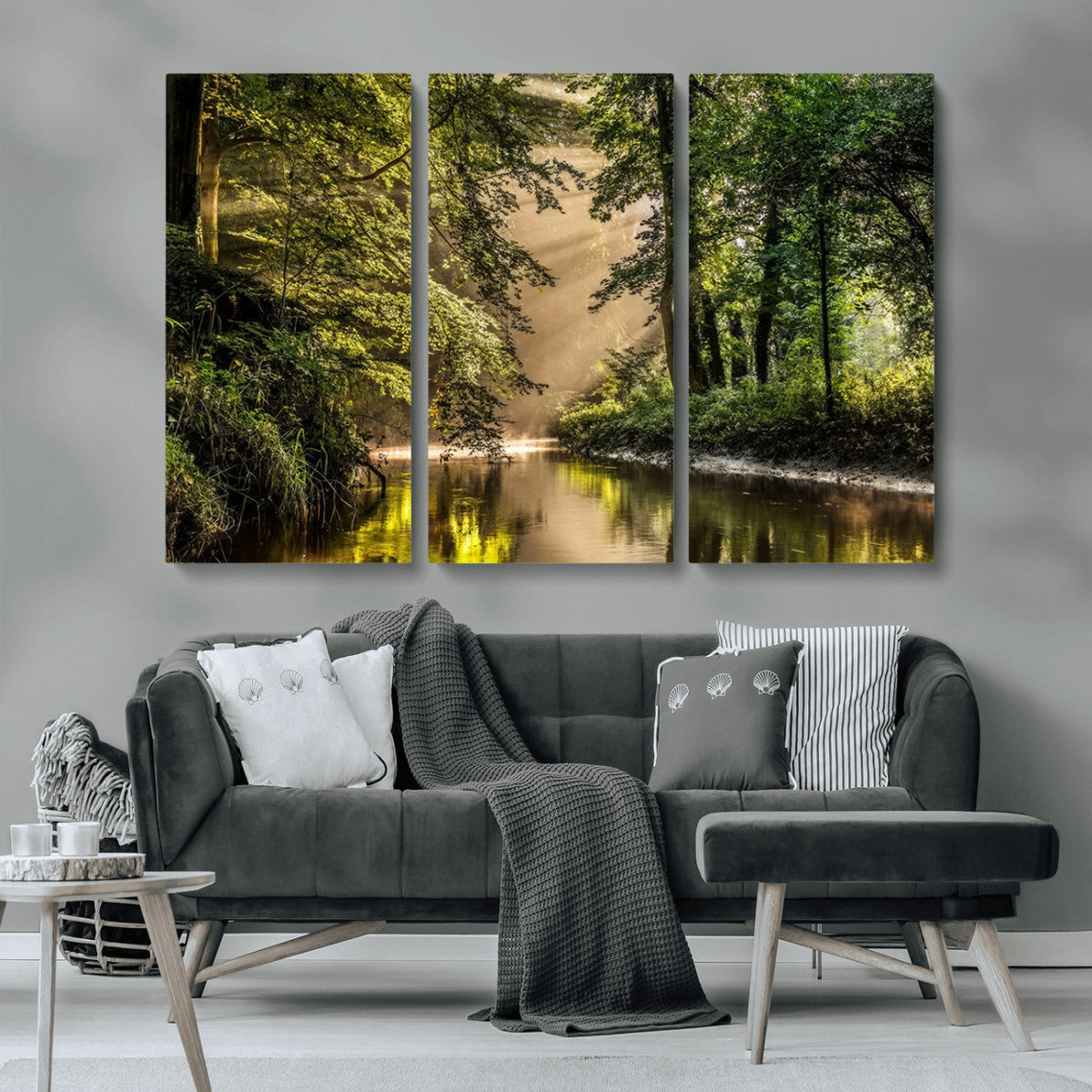 Forest Wall Art Print | River Landscape Wall Art | Perfect